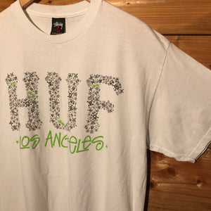 2008 Stüssy x HUF Los Angeles t shirt