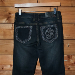 Coogi Australia Paisley denim jeans