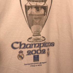 2002 Adidas Real Madrid Champions League t shirt