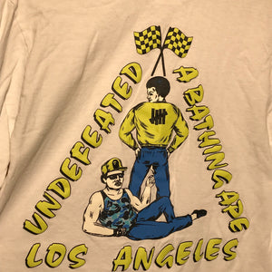 Bape, A Bathing Ape x Undefeated LA long sleeve t shirt